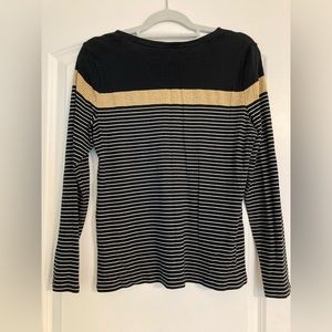 Charter Club sweater size large Sparkle and stripes